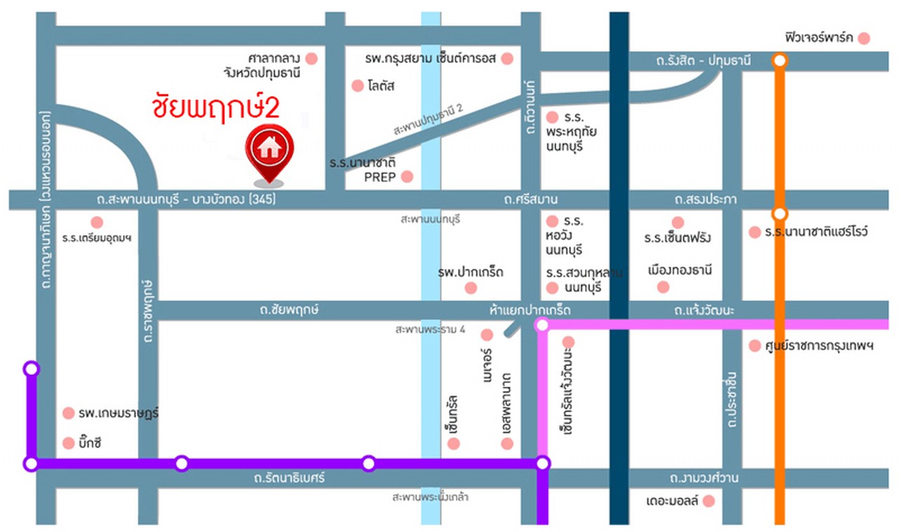 *****บ้านมือสองนนทบุรี โครงการ ชัยพฤกษ์2 ติวานนท์ เนื้อที่ 54.4 ตร.ว. พื้นที่ใช้สอย 180 ตร.ม. ฟังก์ชัน 4 ห้องนอน 2 ห้องน้ำ จอดรถได้ 2 คัน บนทำเลศักยภาพ หน้าโครงการติดถนนใหญ่ เชื่อมต่อถนนราชพฤกษ์ ใกล้จุดขึ้นทางด่วน "ศรีสมาน"